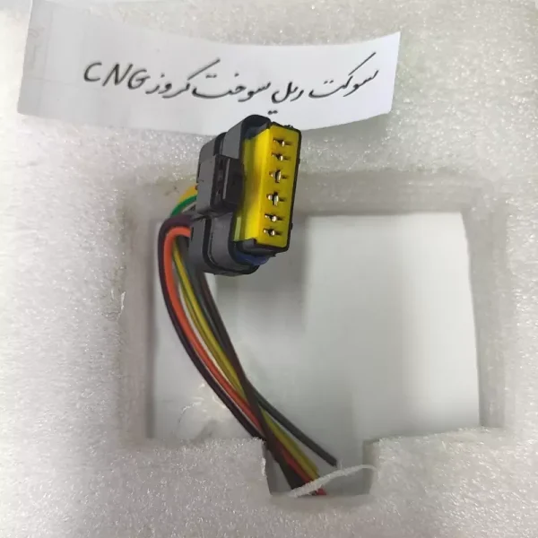 سوکت مادگی ریل سوخت کروز CNG کد1322 - تصویر 2